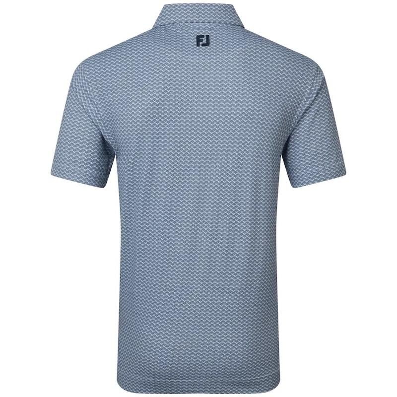 FootJoy | Polo Scallop Geo Piqué
