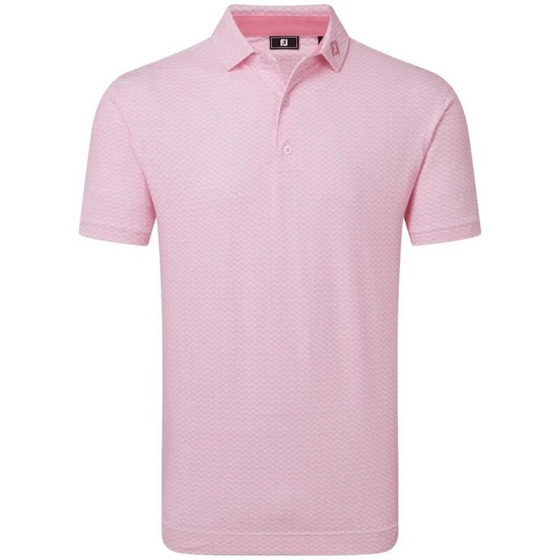 FootJoy | Polo Scallop Geo Piqué