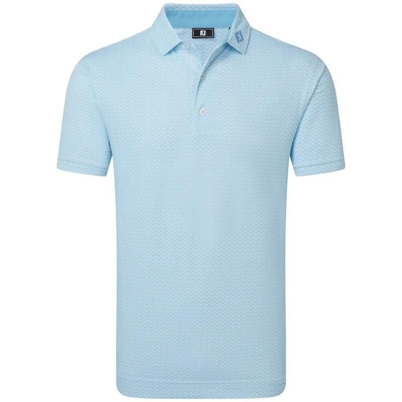 FootJoy | Polo Scallop Geo Piqué