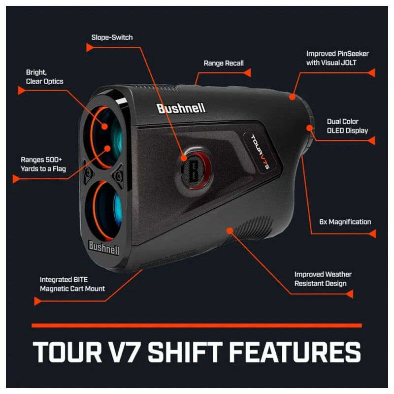 Bushnell | Télémètre Tour V7 Shift