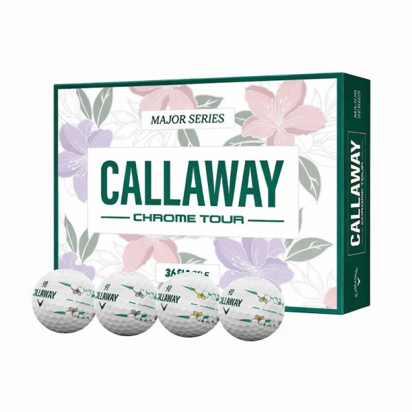 Callaway | Balles Chrome Tour Stripe Major 2026