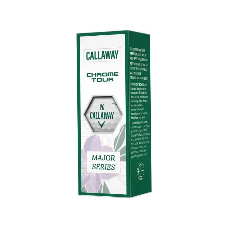 Callaway | Balles Chrome Tour Stripe Major 2026