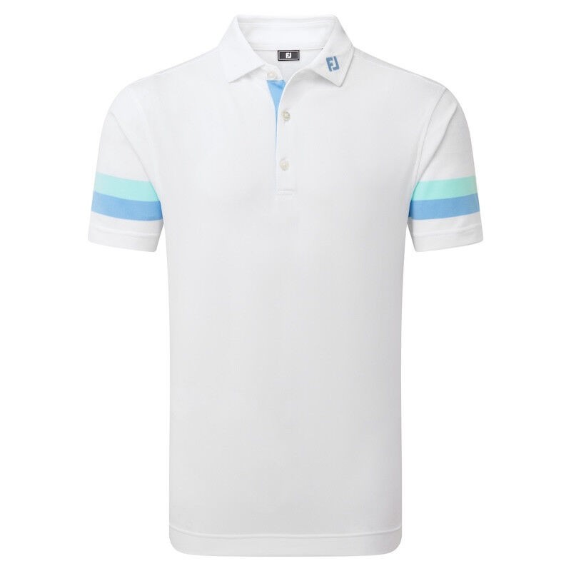 FootJoy | Polo Sleeve Stripe Pique