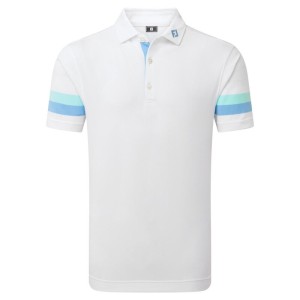 FootJoy | Polo Sleeve Stripe Pique