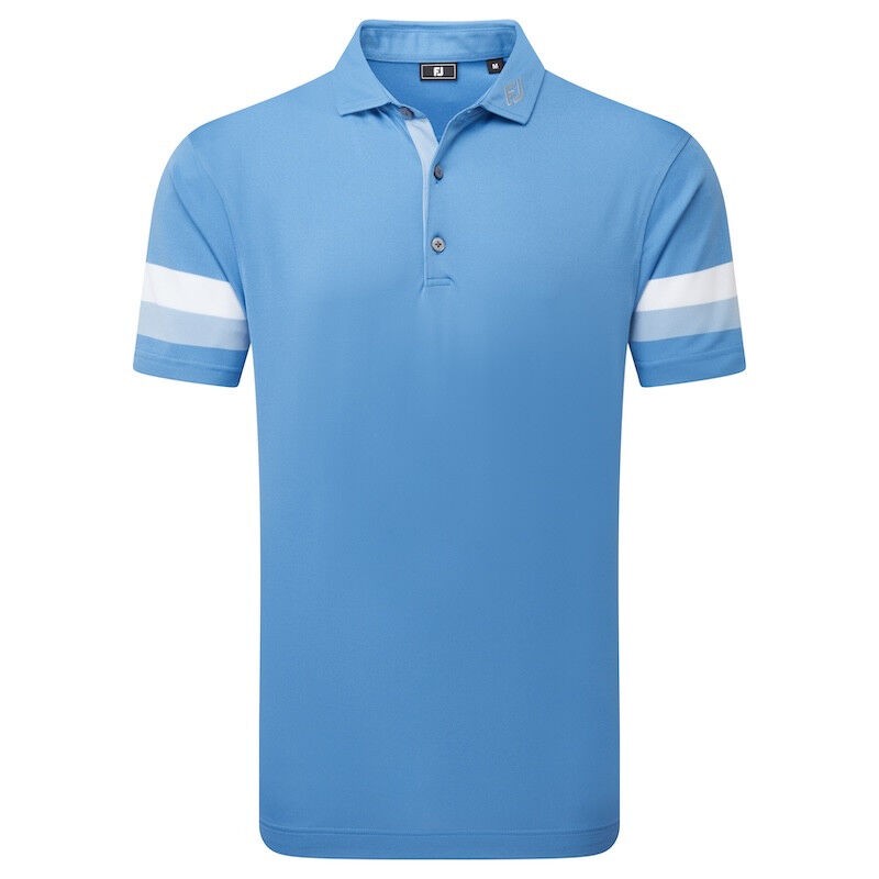 FootJoy | Polo Sleeve Stripe Pique