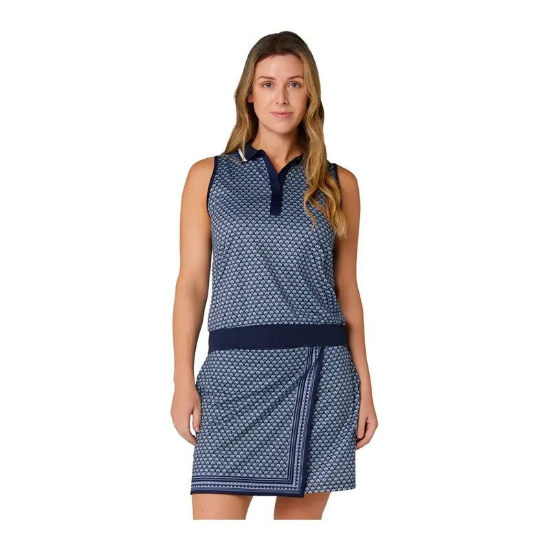 Callaway | Polo Scarf GeoPrint RibCollar