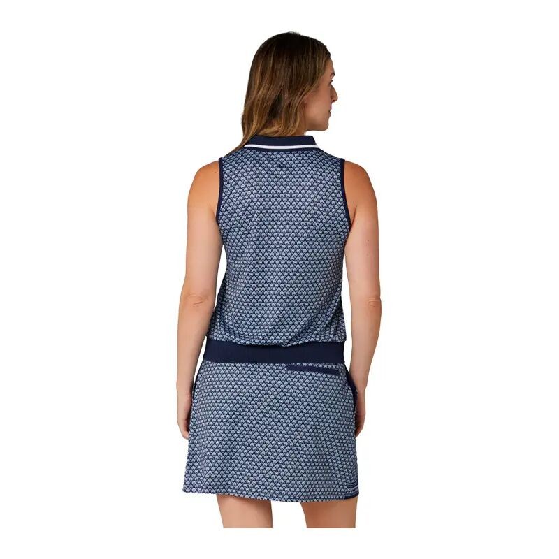 Callaway | Polo Scarf GeoPrint RibCollar