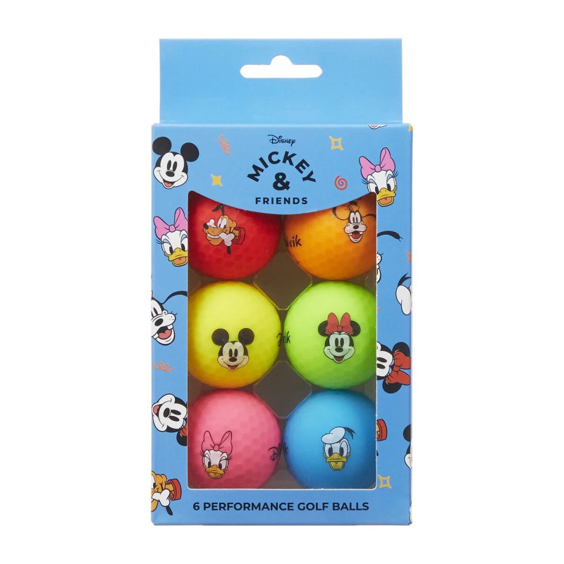 Coffret 6 Balles Volvik Mickey & Friends