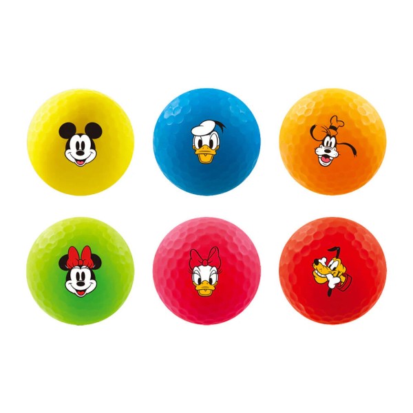 Coffret 6 Balles Volvik Mickey & Friends