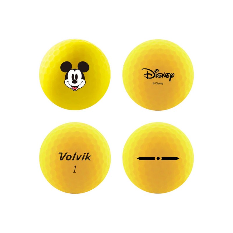 Coffret 6 Balles Volvik Mickey & Friends