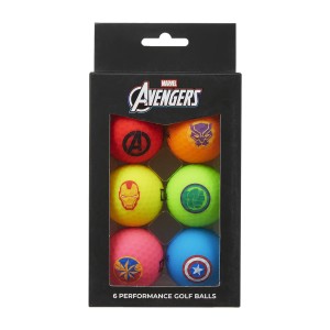 Coffret 6 Balles Volvik Avengers