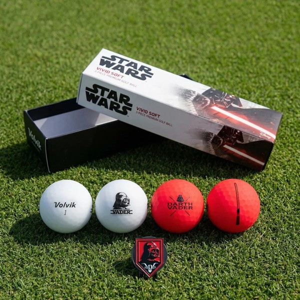 Volvik | Coffret 4 Balles Dark Vador Star Wars