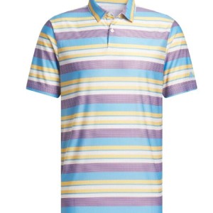 Polo Adidas Heat Ready Stripe Semi Spark ADIDAS - Polos Hommes