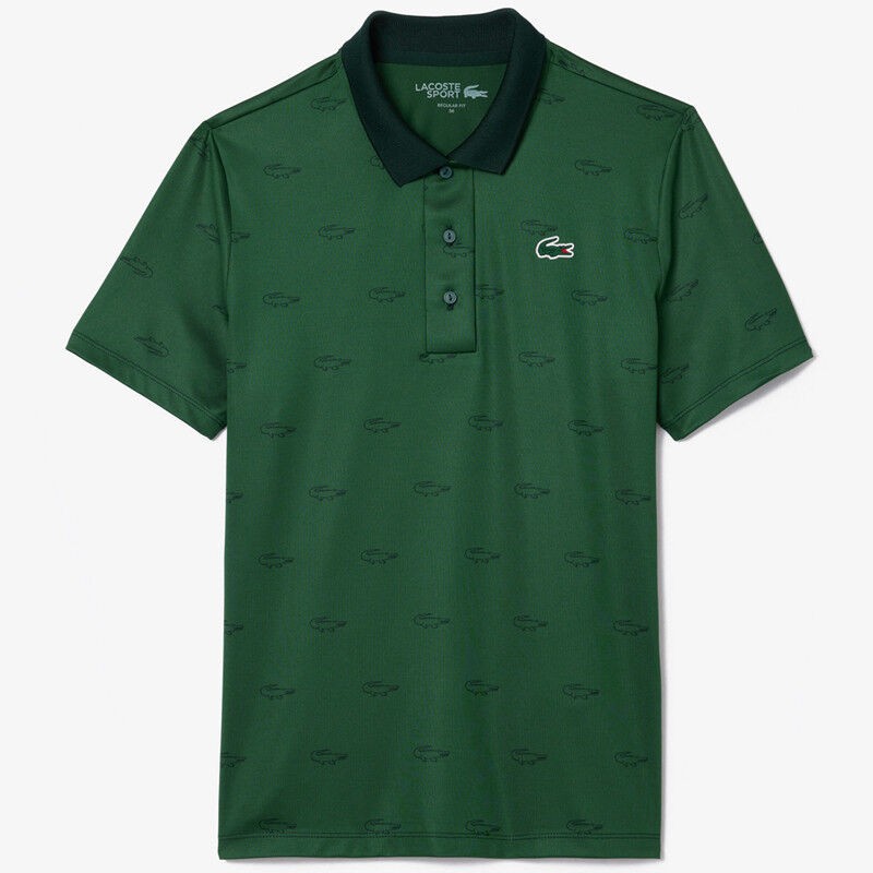 Polo Lacoste Ultra Dry Imprimé – Séchage Rapide, Confort Extensible et Protection UV