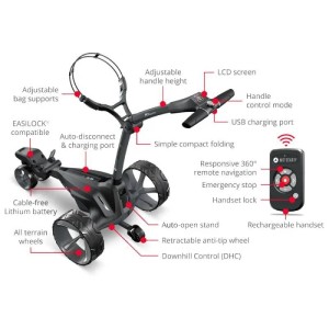 Chariot électrique Motocaddy M7 Remote 2023