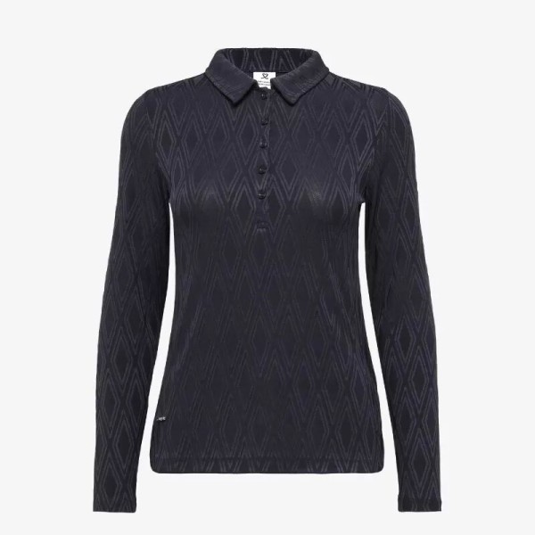 Daily Sports | Polo Graphic Jacquard LS Femme