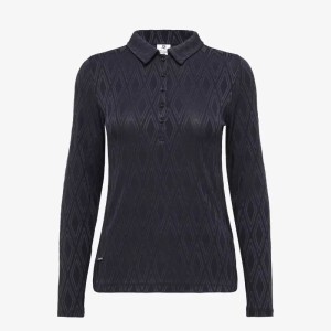 Daily Sports | Polo Graphic Jacquard LS Femme