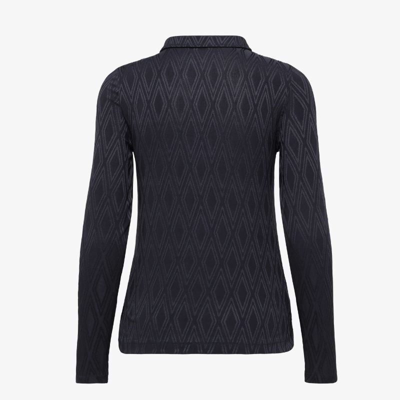 Daily Sports | Polo Graphic Jacquard LS Femme
