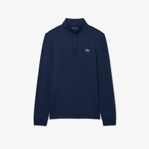 Lacoste | Pullover Mid-layer Golf col zippé Ultra Dry