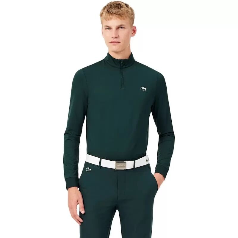 Lacoste | Pullover Mid-layer Golf col zippé Ultra Dry