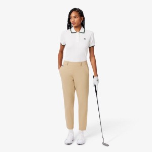 Lacoste | Pantalon Golf extensible en twill Femme
