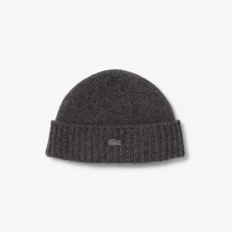 Lacoste | Bonnet en laine maille 3D