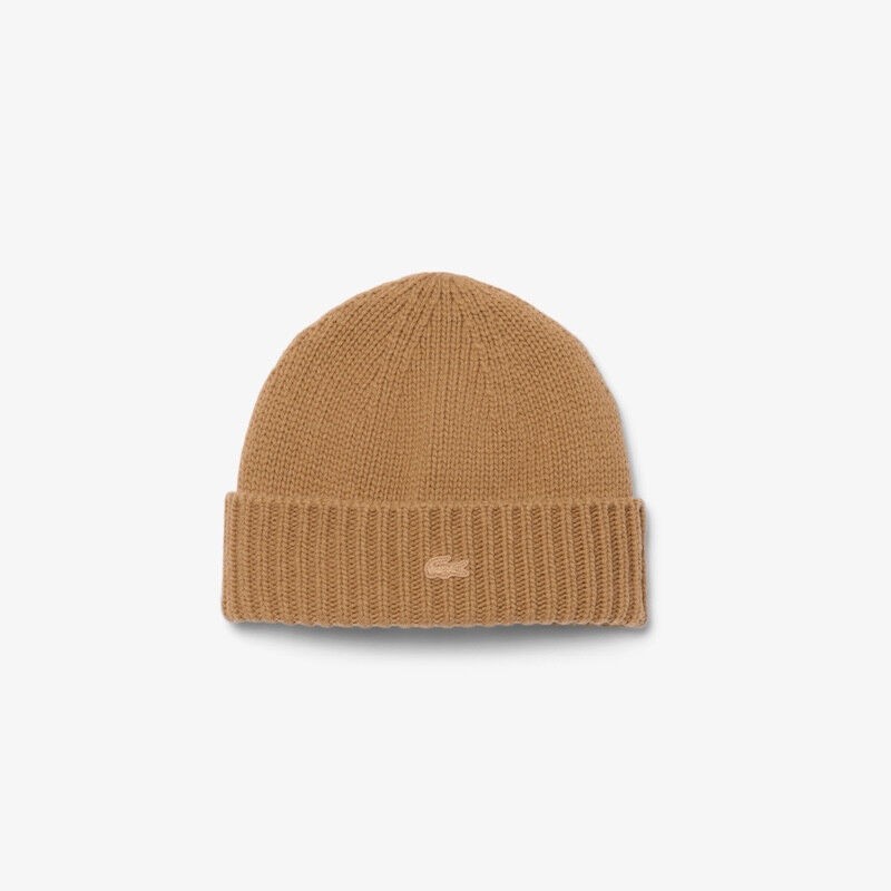 Lacoste | Bonnet en laine maille 3D
