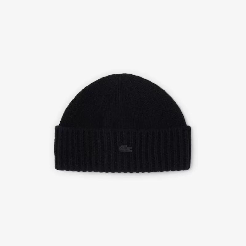 Lacoste | Bonnet en laine maille 3D