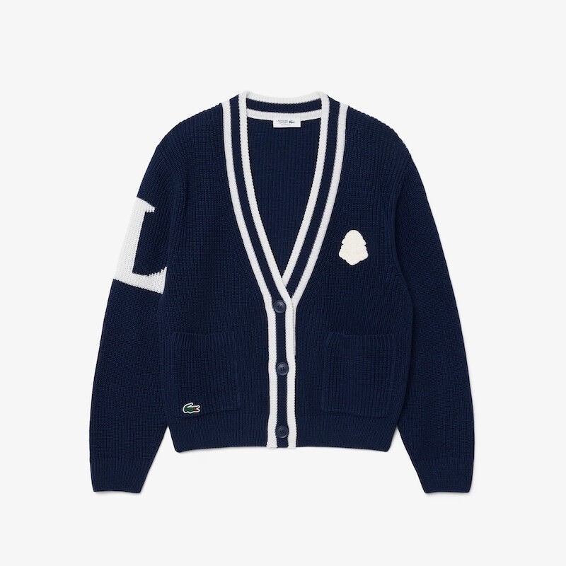 Lacoste | Pullover Golf laine mélangée badge Femme