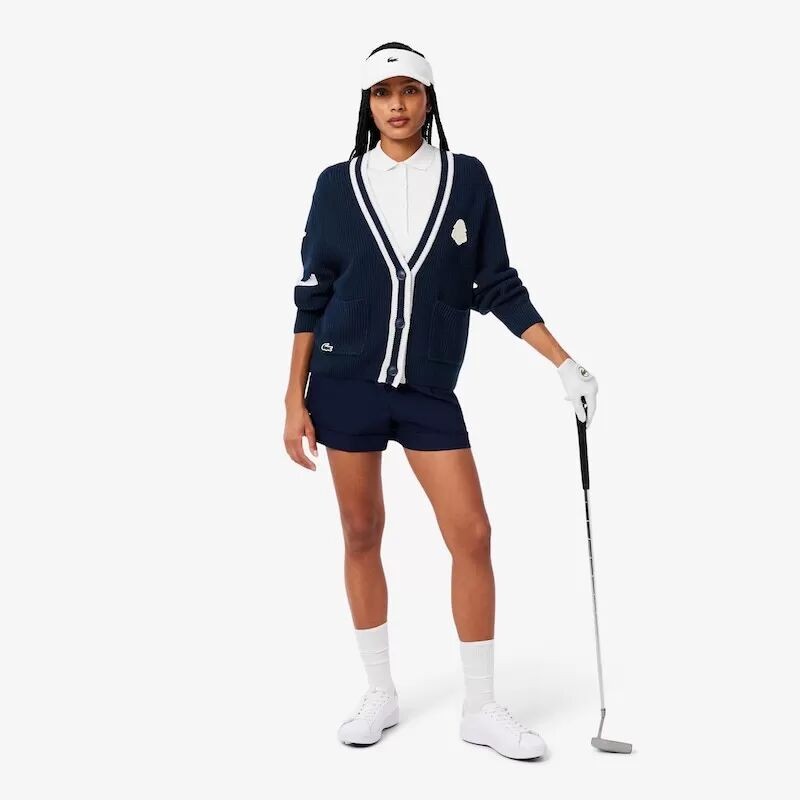 Lacoste | Pullover Golf laine mélangée badge Femme