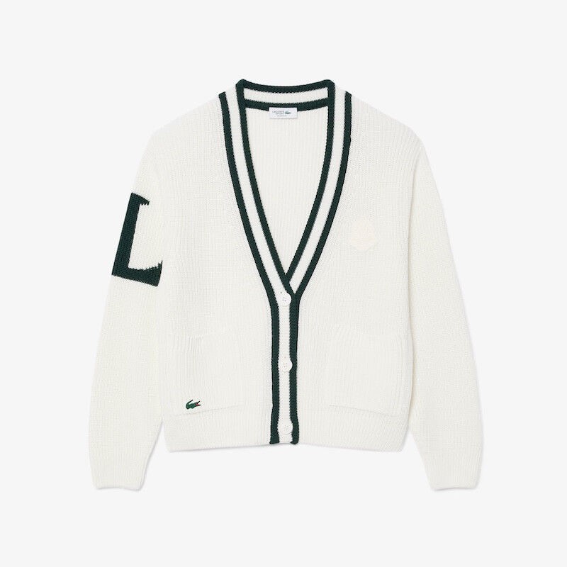 Lacoste | Pullover Golf laine mélangée badge Femme
