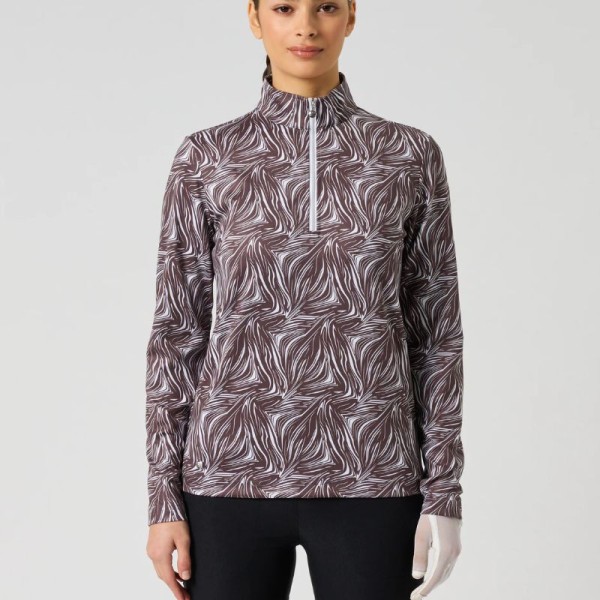 Daily Sports | Pullover Print Peached Half Neck Femme