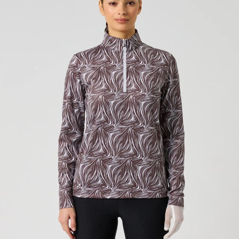 Daily Sports | Pullover Print Peached Half Neck Femme
