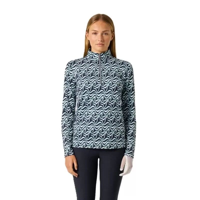 Daily Sports | Pullover Print Peached Half Neck Femme
