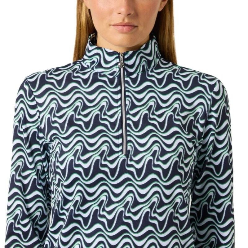 Daily Sports | Pullover Print Peached Half Neck Femme