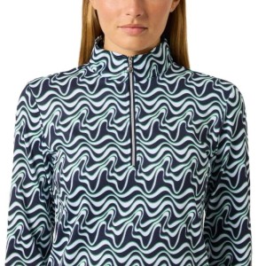Daily Sports | Pullover Print Peached Half Neck Femme