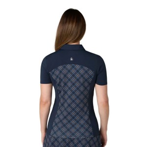 Penguin | Polo SS Plaid Femme