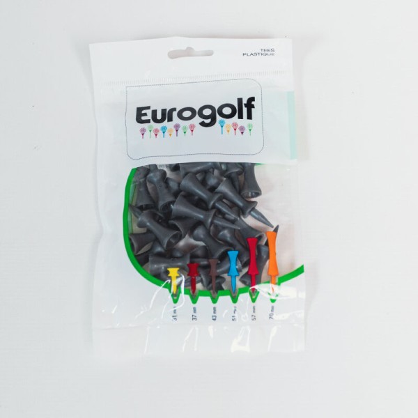 Eurogolf | Tees plastiques gris 43mm