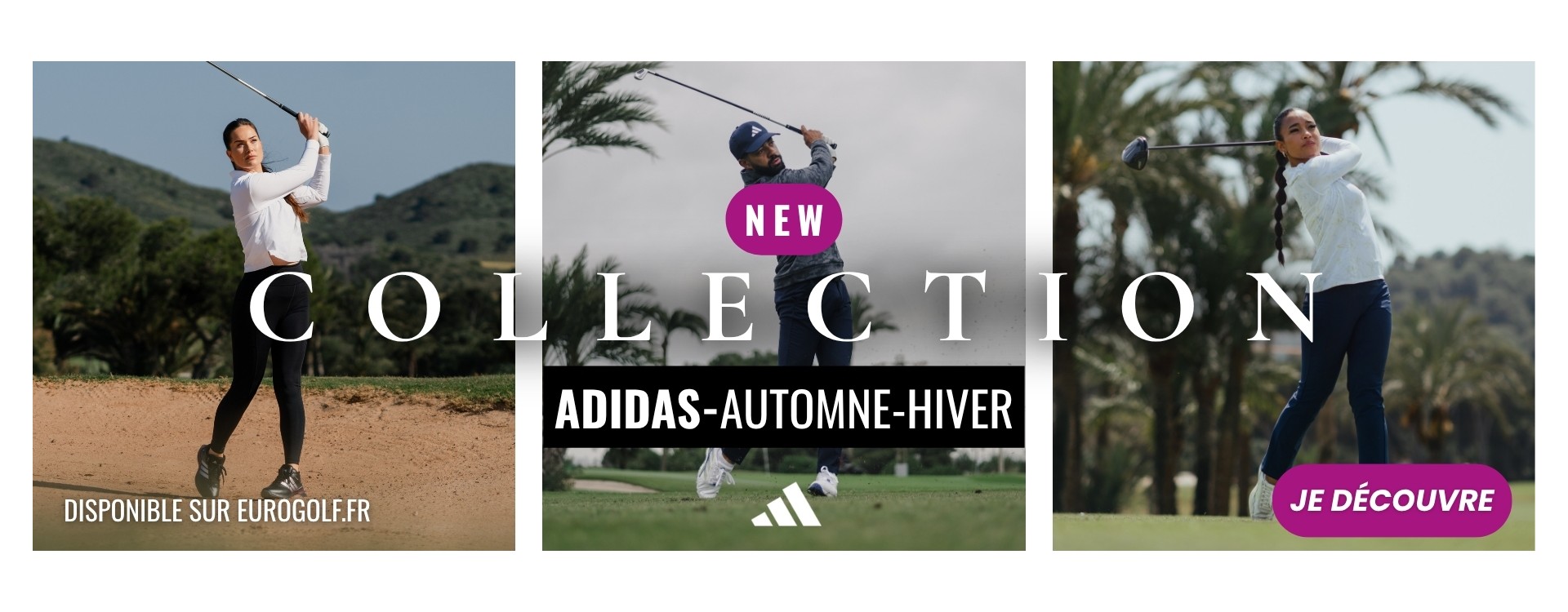 Collection automne/hiver adidas Golf : s’équiper pour continuer à jouer pendant la saison